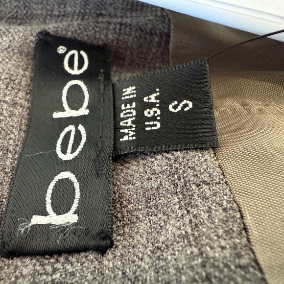 BEBE TAILORED GRAY FULL-LENGTH COAT - Picture 14 of 16